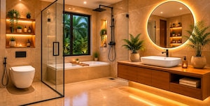 Attached Bathroom in 4 BHK Independent House at Maradu – for Sale