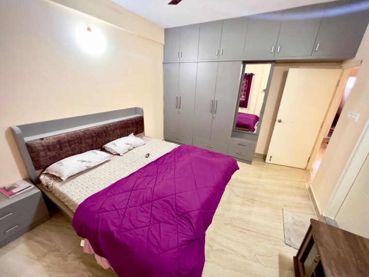 Bedroom, sri-balaji-signature 2 Bedroom 1200 Sq.Ft. Apartment In Geddalahalli Bangalore 10481165