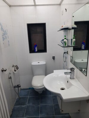 Bathroom in 2 BHK Apartment at Sandesh Nagar – for Rent