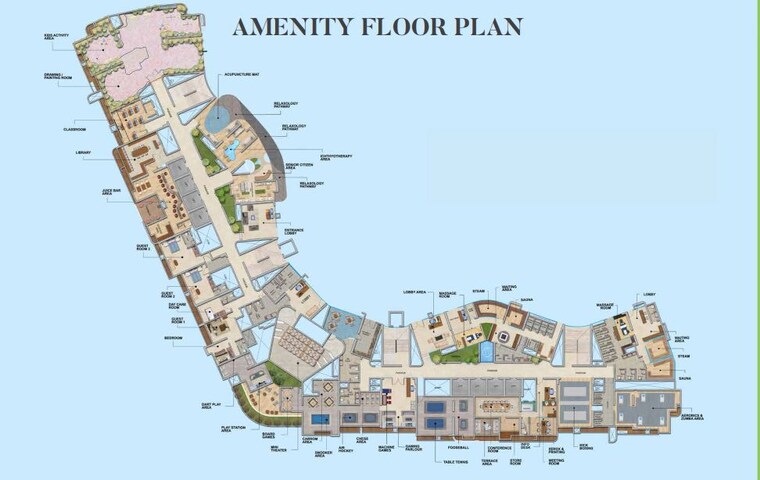 Master Plan, damji-shamji-mahavir-spring-tulip-phase-1 3 Bedroom 978 Sq.Ft. Apartment In Pokhran Road No Two Thane 10481202