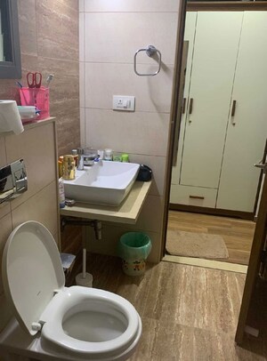 Bathroom in 3 BHK Apartment at SNN Raj Etternia, Haralur Road – for Rent