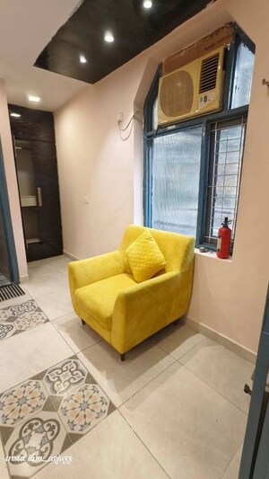 Living Room in 1 BHK Apartment at Saket – for Rent