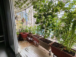 Balcony in 2 BHK Apartment at Aditi CHS Andheri, Andheri East – for Sale