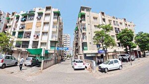 3 BHK Apartment – Exterior View View at New Ranip - for Sale