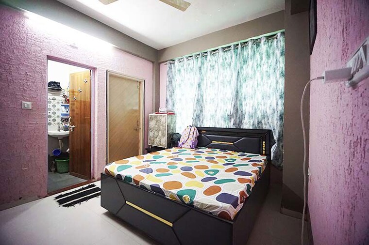 Bedroom, aditya-bungalows 2 Bedroom 120 Sq.Yd. Apartment In Vastral Ahmedabad 10481282