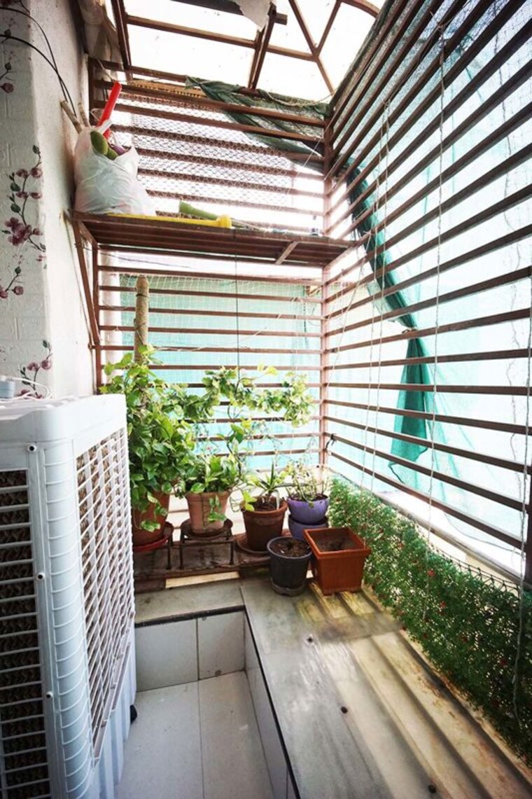 Balcony, aditya-bungalows 2 Bedroom 120 Sq.Yd. Apartment In Vastral Ahmedabad 10481282