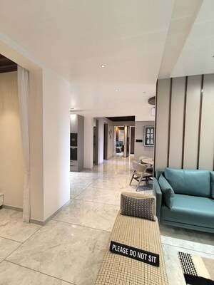 Living Room in 4 BHK Apartment at Sopan 55, Bhayli – for Sale