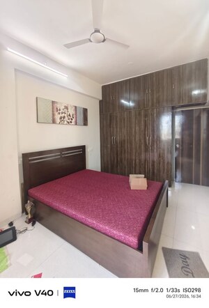 Bedroom in 3 BHK Apartment at BPCL CHS, Seawoods – for Rent