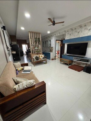 Living Room in 3 BHK Apartment at Myhna Maple, Varthur – for Rent