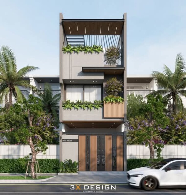 Exterior View, vesu 3 Bedroom 102 Sq.Yd. Villa In Vesu Surat 10481383