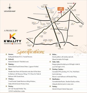 2 BHK Apartment – Map Location View at Wakad - for Rent