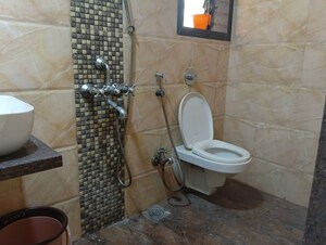 Bathroom in 2 BHK Apartment at Accord CHS Andheri West, Andheri West – for Rent