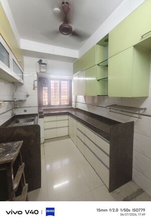 Kitchen in 3 BHK Apartment at Sector 17 Sanpada – for Rent