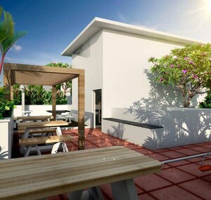 2 BHK Apartment – Exterior View View at New Front Marvella, Dhayari - for Rent