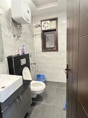 Bathroom in 2 BHK Builder Floor at Sarvodaya Enclave – for Rent