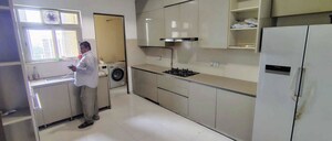 Kitchen in 4 BHK Apartment at One Hiranandani Park, Ghodbunder Road – for Rent