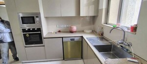 Kitchen in 4 BHK Apartment at One Hiranandani Park, Ghodbunder Road – for Rent
