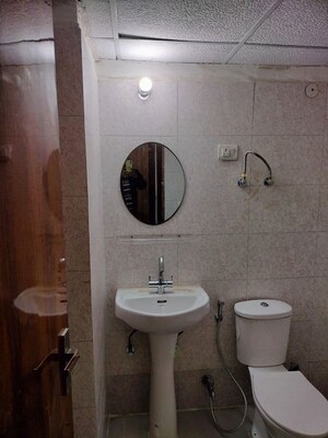 Bathroom in 2 BHK Apartment at Panchsheel Greens II, Sector 16 Greater Noida – for Rent