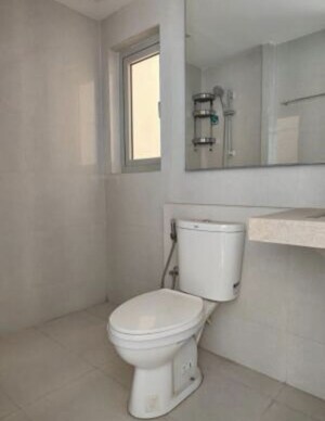 Bathroom in 2 BHK Apartment at Hiranandani Estate Rodas Enclave, Ghodbunder Road – for Rent