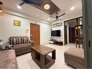 Living Room in 2 BHK Apartment at Makarba – for Sale
