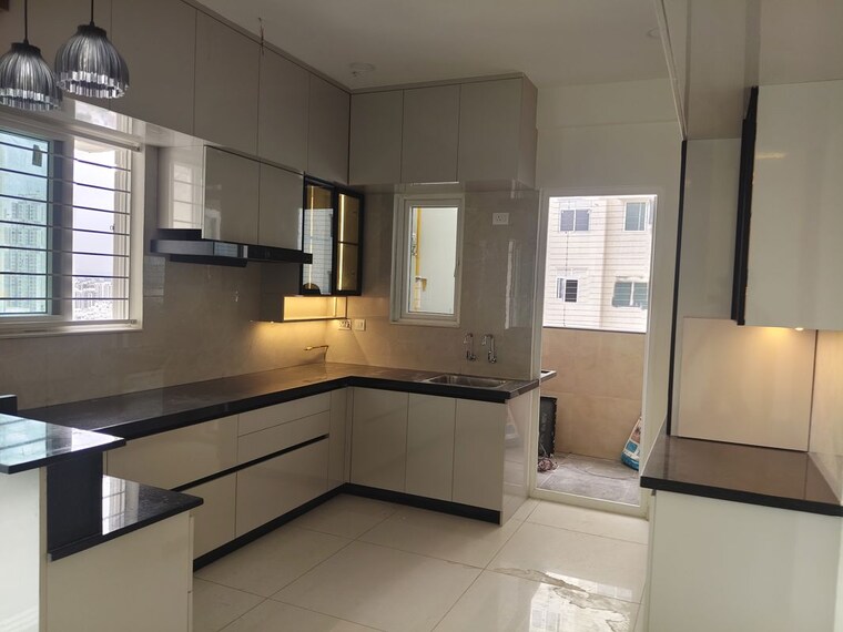 Kitchen, aparna-zenon 3 Bedroom 1980 Sq.Ft. Apartment In Puppalaguda Hyderabad 10481704