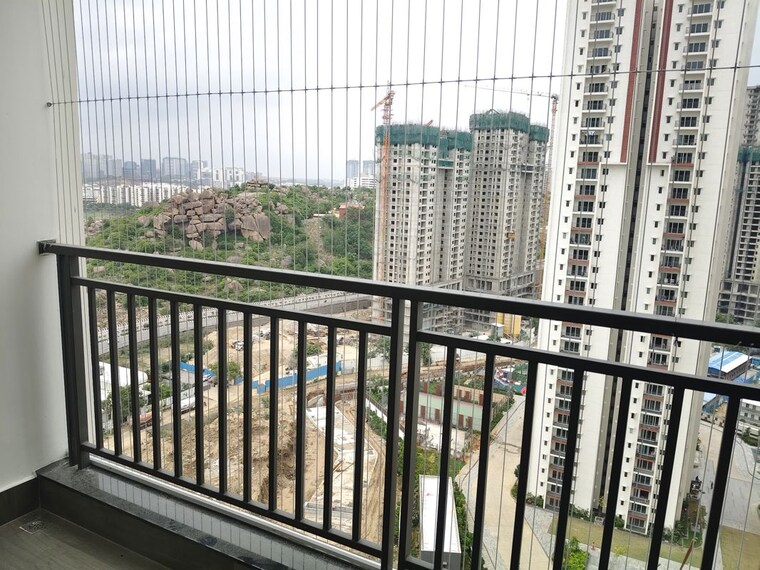 Balcony, aparna-zenon 3 Bedroom 1980 Sq.Ft. Apartment In Puppalaguda Hyderabad 10481704