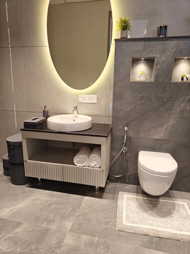 Bathroom, vamana-arvindam 3.5 Bedroom 2690 Sq.Ft. Apartment In Nabha Zirakpur 10481703