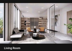 Living Room in 6+ BHK Penthouse at Parishram Apartments, Pali Hill – for Sale