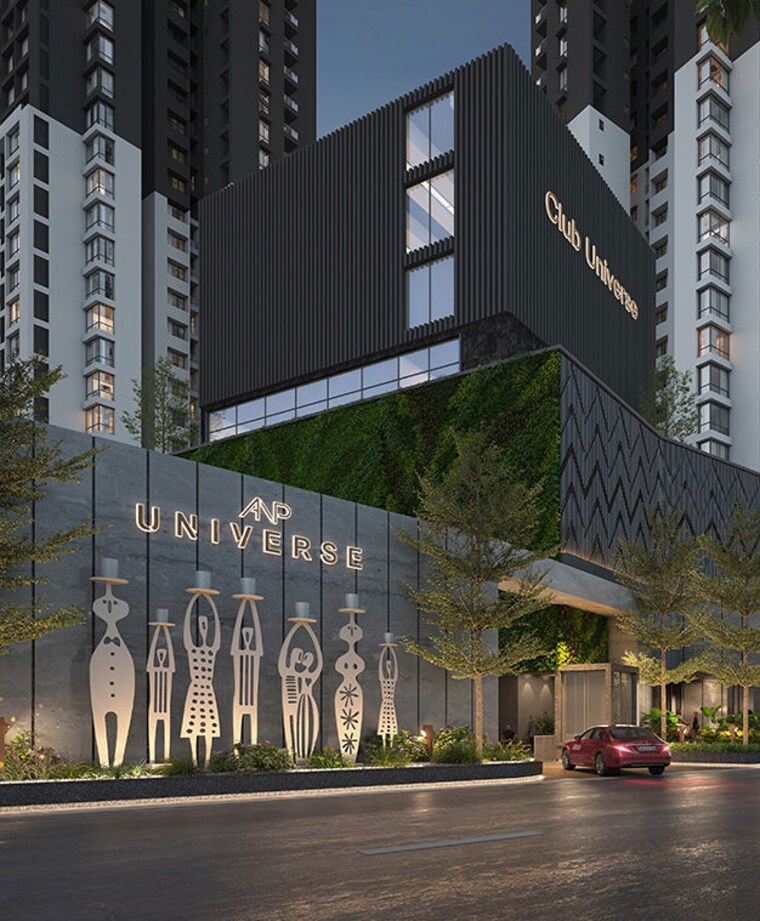 Exterior View, anp-universe 3 Bedroom 1520 Sq.Ft. Apartment In Balewadi Pune 10481763