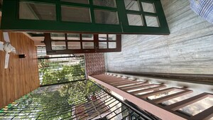 Balcony in 3 BHK Builder Floor at Chittaranjan Park – for Rent