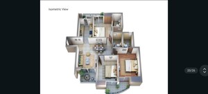 Floor Plan in 3.5 BHK Apartment at ATS Homekraft Pious Hideaways, Sector 150 – for Sale