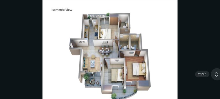 Floor Plan, ats-homekraft-pious-hideaways 3.5 Bedroom 1675 Sq.Ft. Apartment In Sector 150 Noida 10481831