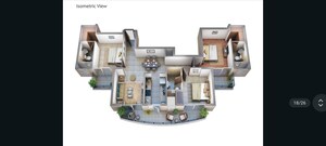 Floor Plan in 3.5 BHK Apartment at ATS Homekraft Pious Hideaways, Sector 150 – for Sale