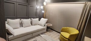 Living Room in 4 BHK Apartment at Lodha The World Towers World One Tier 2, Worli – for Sale