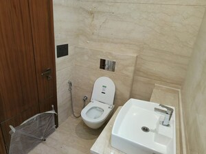 Bathroom in 3 BHK Builder Floor at Greater Kailash I – for Rent