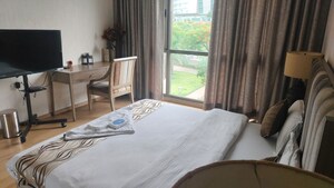 Bedroom in 4 BHK Apartment at Panchshil Eon Waterfront II, Kharadi – for Rent
