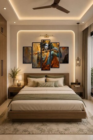 Bedroom in 4 BHK Independent House at Vasant Kunj – for Sale