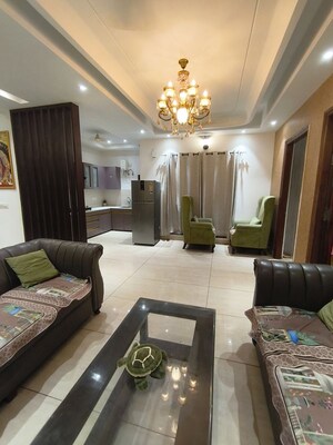 Living Room in 3 BHK Builder Floor at NK Sharma Savitry Greens 2, Ghazipur – for Sale