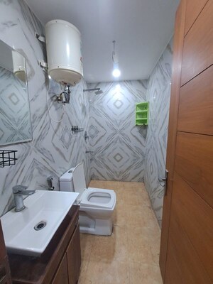 Bathroom in 2 BHK Builder Floor at Malviya Nagar – for Rent