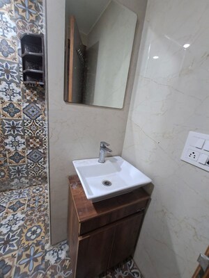 Bathroom in 2 BHK Builder Floor at Malviya Nagar – for Rent