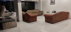 Living Room in 4 BHK Apartment at Worli – for Sale