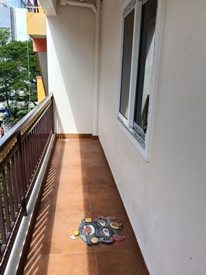 Balcony in 1 BHK Builder Floor at Hsr Layout Sector 2 – for Rent