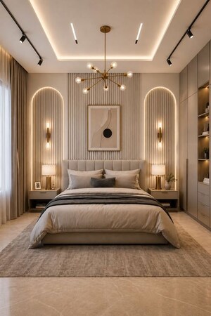 Bedroom in 3 BHK Independent House at Defence Colony – for Sale