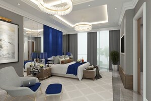 Master Bedroom in 5 BHK Villa at Koregaon Park – for Rent