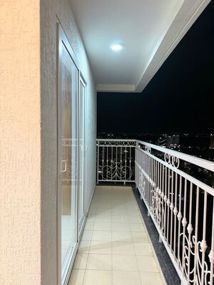 Balcony in 3 BHK Apartment at Prestige Beverly Hills, Kokapet – for Rent
