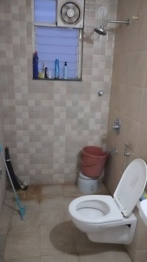 Bathroom in 2 BHK Apartment at Goel Ganga Aria, Dhanori – for Rent