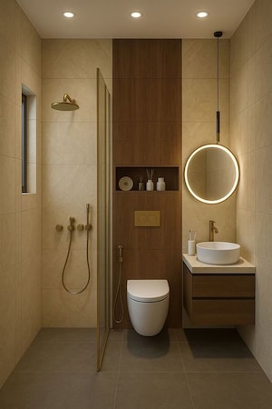Bathroom in 4 BHK Independent House at Anand Niketan – for Sale
