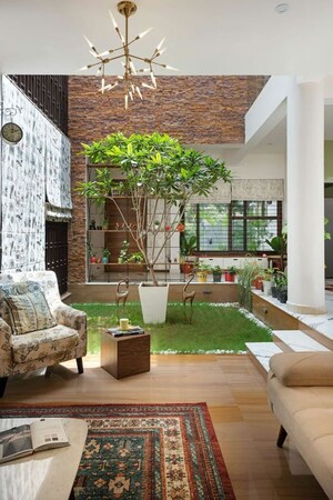 Living Room in 6+ BHK Independent House at Anand Niketan – for Sale