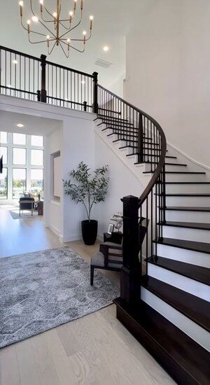 Staircase in 3 BHK Independent House at Anand Niketan – for Sale