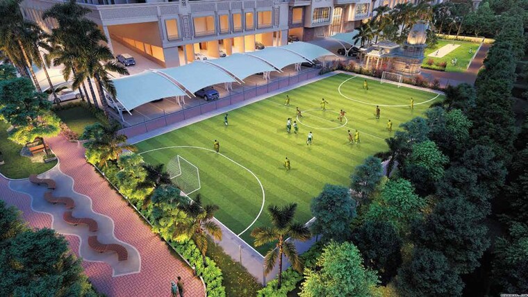 Garden, paradise-sai-world-dreams 2.5 Bedroom 825 Sq.Ft. Apartment In Dombivli East Thane 10481960